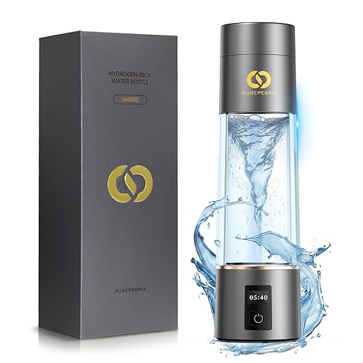 PUREPEBRIX Hydrogen Water Bottle